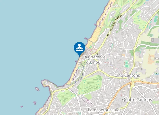 Map of Plage du Club