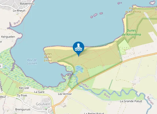 Map of Dunes de Ker Emma