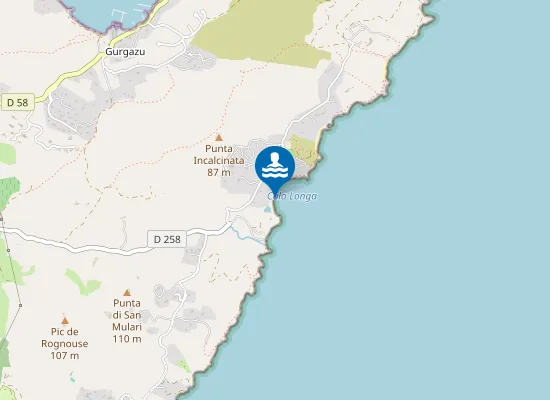 Map of Cara Longu