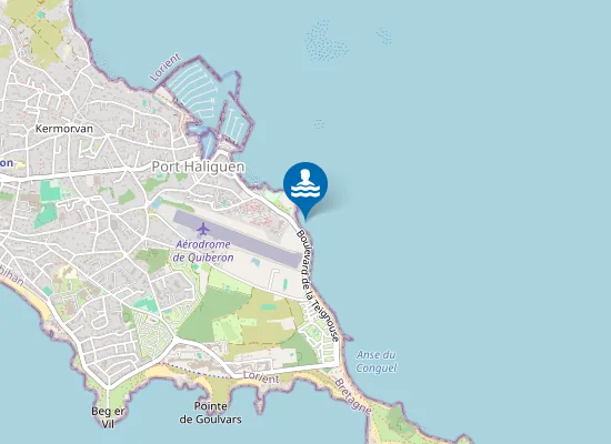 Map of Plage du Fort Neuf
