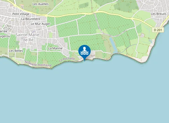 Map of Plage de Port Notre-Dame