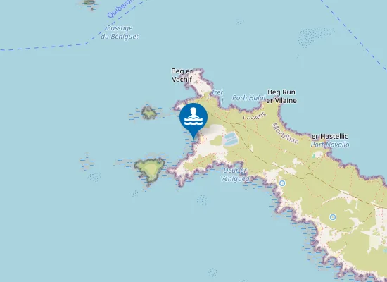 Map of Tréac'h er Vénigued
