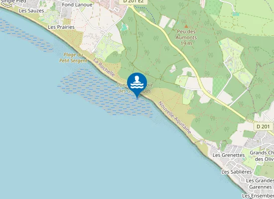 Map of Plage de Gros Jonc