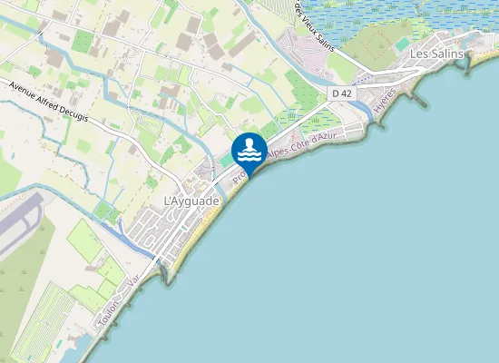 Map of Plage du Mérou