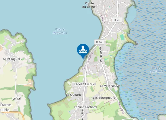 Map of Plage du Rochet Plat