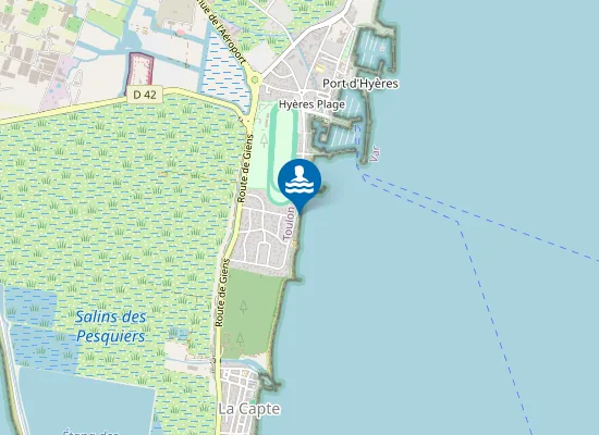 Map of Plage Bona