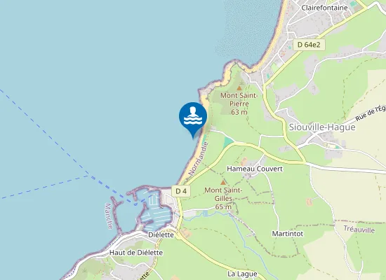 Map of Plage du platé
