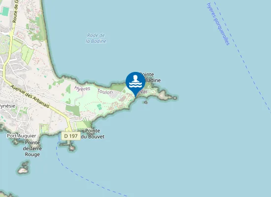 Map of Plage du Bouvet