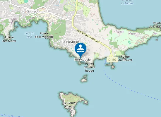 Map of Crique du Port-Auguier