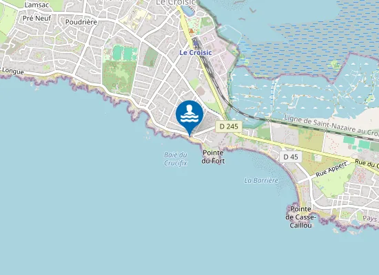 Map of Plage Baie du Crucifix