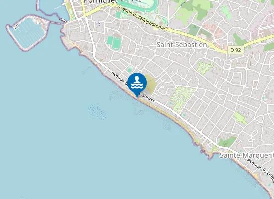 Map of Plage de Bonne-Source