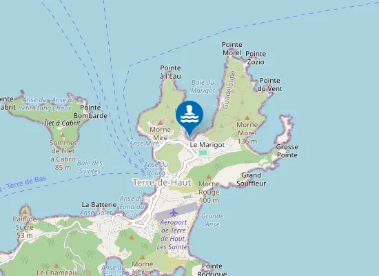 Map of Plage de Marigot
