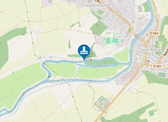 Map of bain des soldats