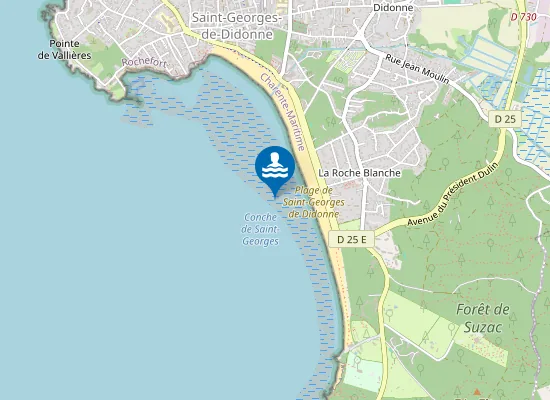 Map of Plage de Saint-Georges de Didonne