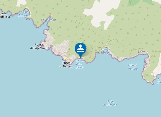 Map of Cala di Murta Spana