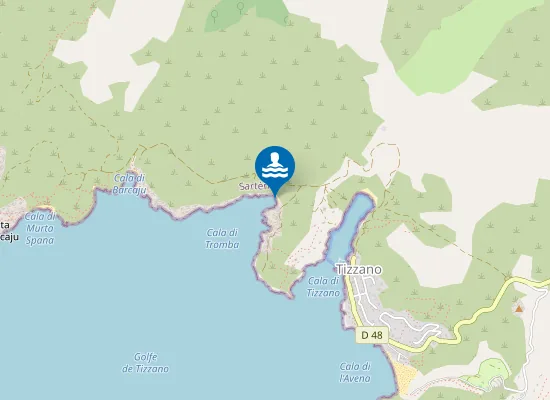 Map of Cala di Tromba