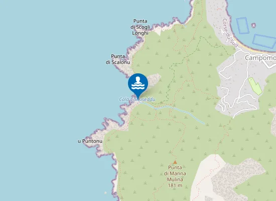 Map of Plage de Canusellu