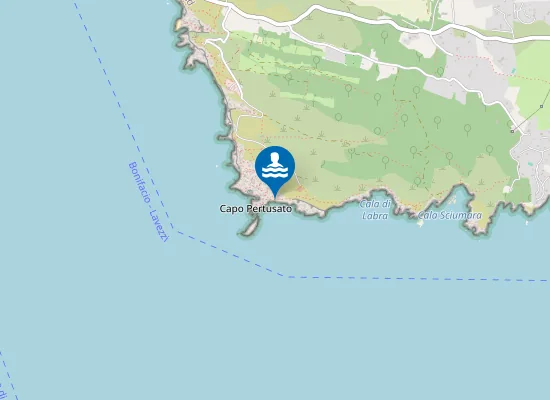 Map of Plage Saint Antoine (Pertusato)