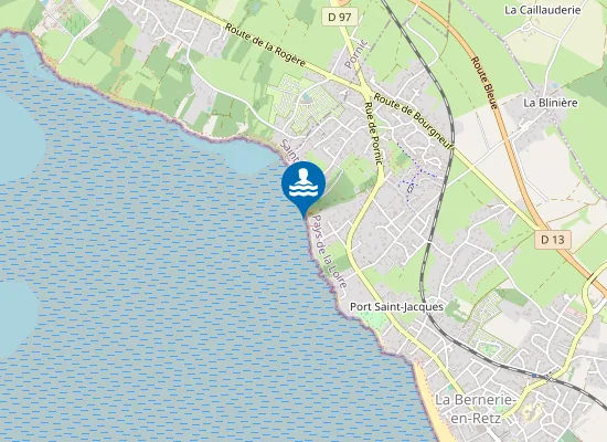 Map of Plage de Crève-Coeur