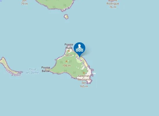 Map of Plage de l'Anse du Grand-Etang