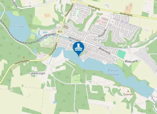 Map of BRYRUP SØBAD