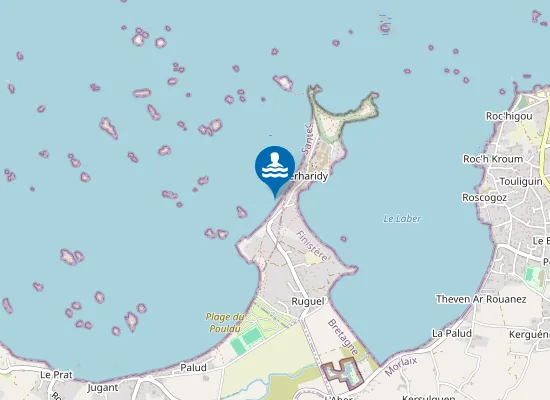 Map of Plage de Perharidy