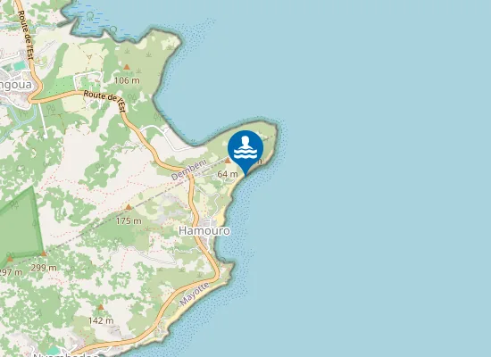 Map of Plage du Phare / M'Tsanga Milouani