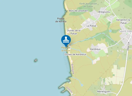 Map of Plage De La Palue