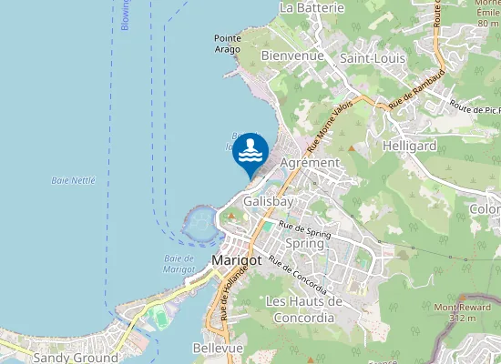Map of Baie de La Potence