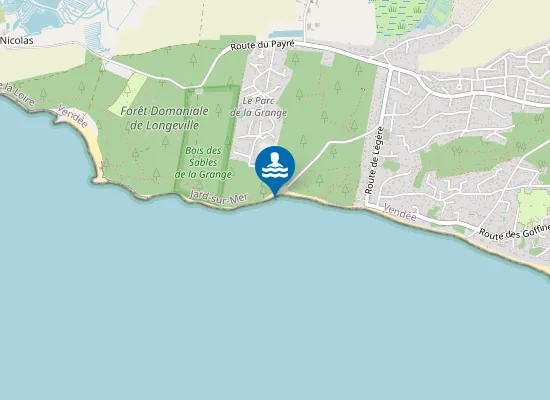 Map of Plage de Ragounite