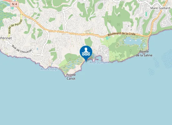 Map of Plage de Saint Félix