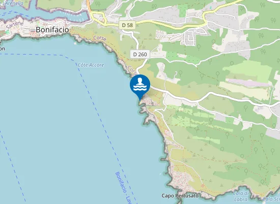 Map of Plage de la Lune