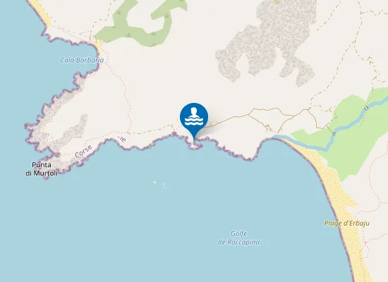 Map of Plage de Murtoli