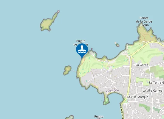 Map of Plage du Port aux Chevaux