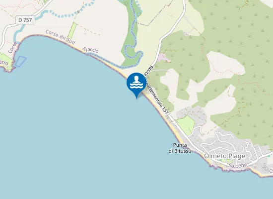 Map of Plage de Tenutella