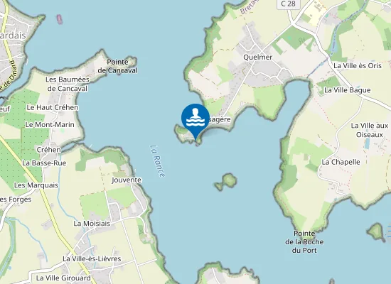 Map of Plage de la Passagère