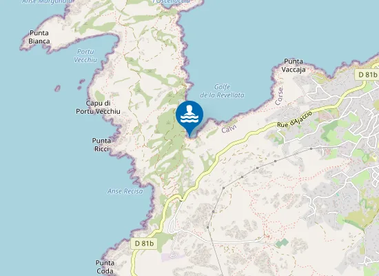 Map of Plage de l'Alga