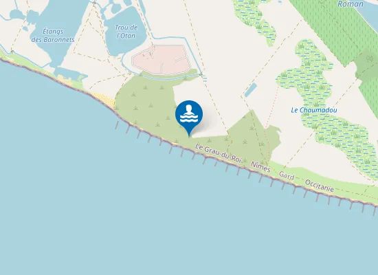 Map of L'espiguette