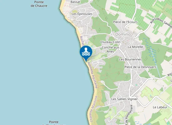 Map of Plage de Domino