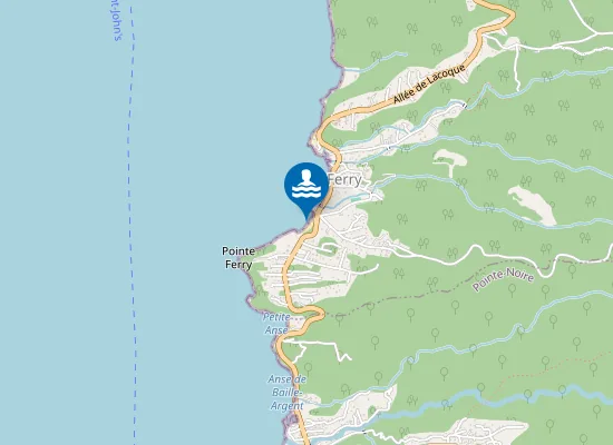 Map of Plage de Leroux