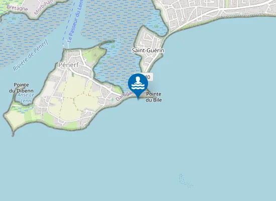 Map of Plage du Bil