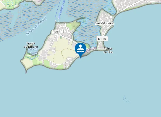 Map of Plage du Govet