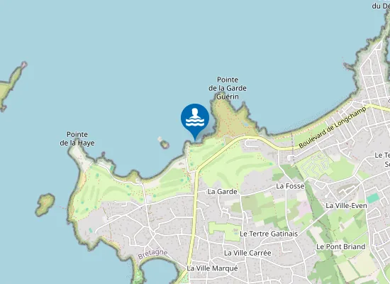 Map of Plage de la Garde Guérin