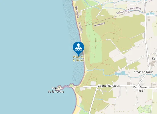 Map of Plage de la Torche