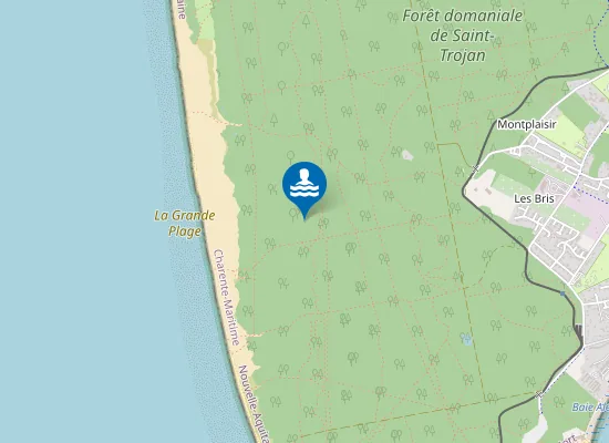 Map of La Grande Plage