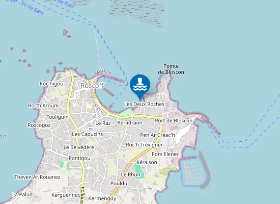 Map of Plage du Poul Louz