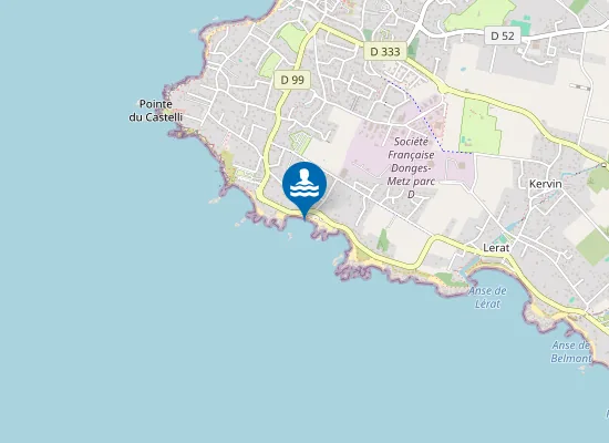 Map of plage de Port Lorec