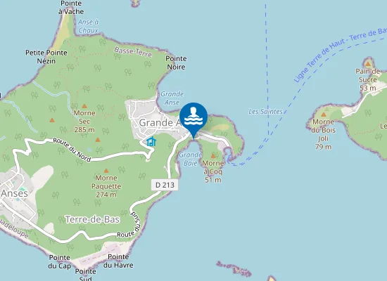 Map of Plage de Grand Baie