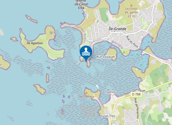 Map of Plage des Dames