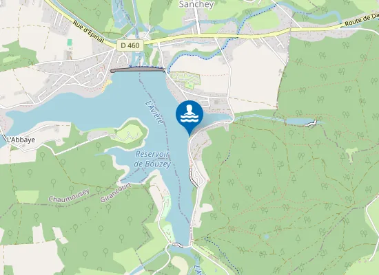 Map of Plage des Américains